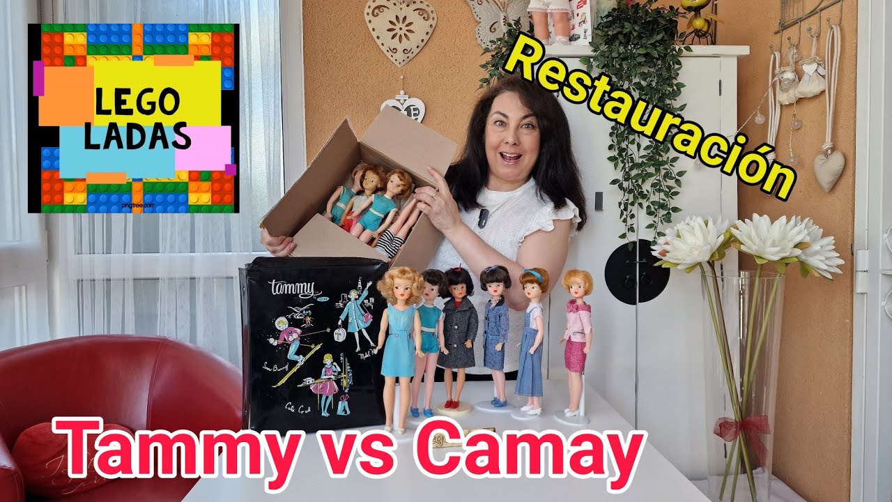 Tammy de Ideal Toys y Camay, restauración de muñecas. 😍💄
