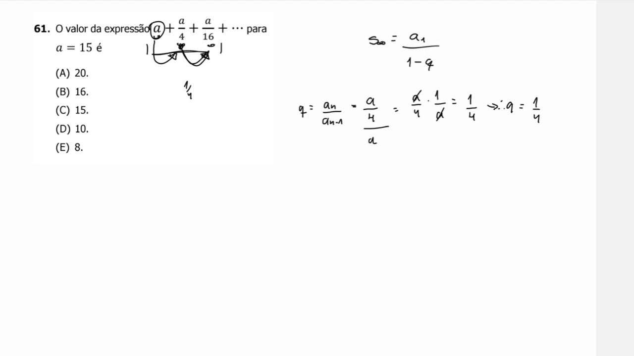 vestibular ufrgs 2025 matemática questão 61