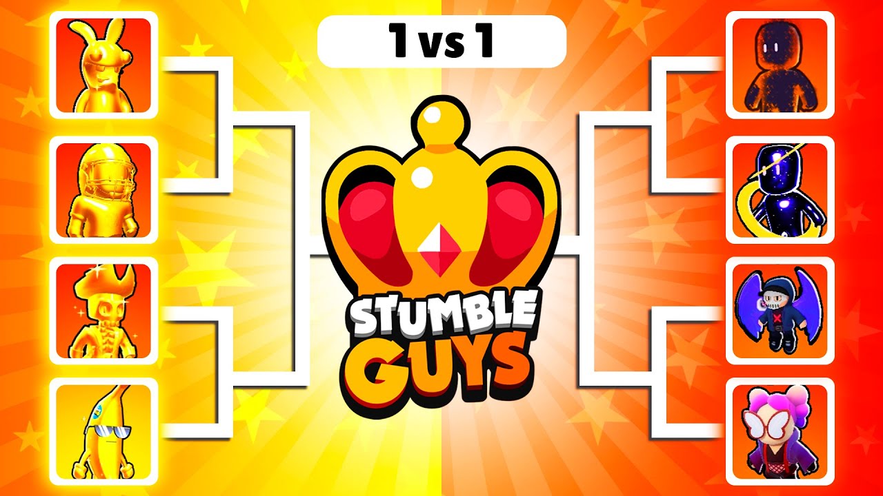 GOLD SKINS vs NEW SPECIAL SKINS 0.46 🔥 Stumble Guys Tournament