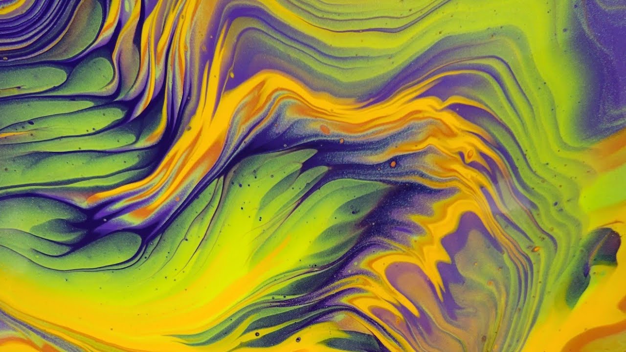 (403) ACRYLIC POURING - Traveling STRAIGHT POUR with COLOURARTE PRISM POUR Paints