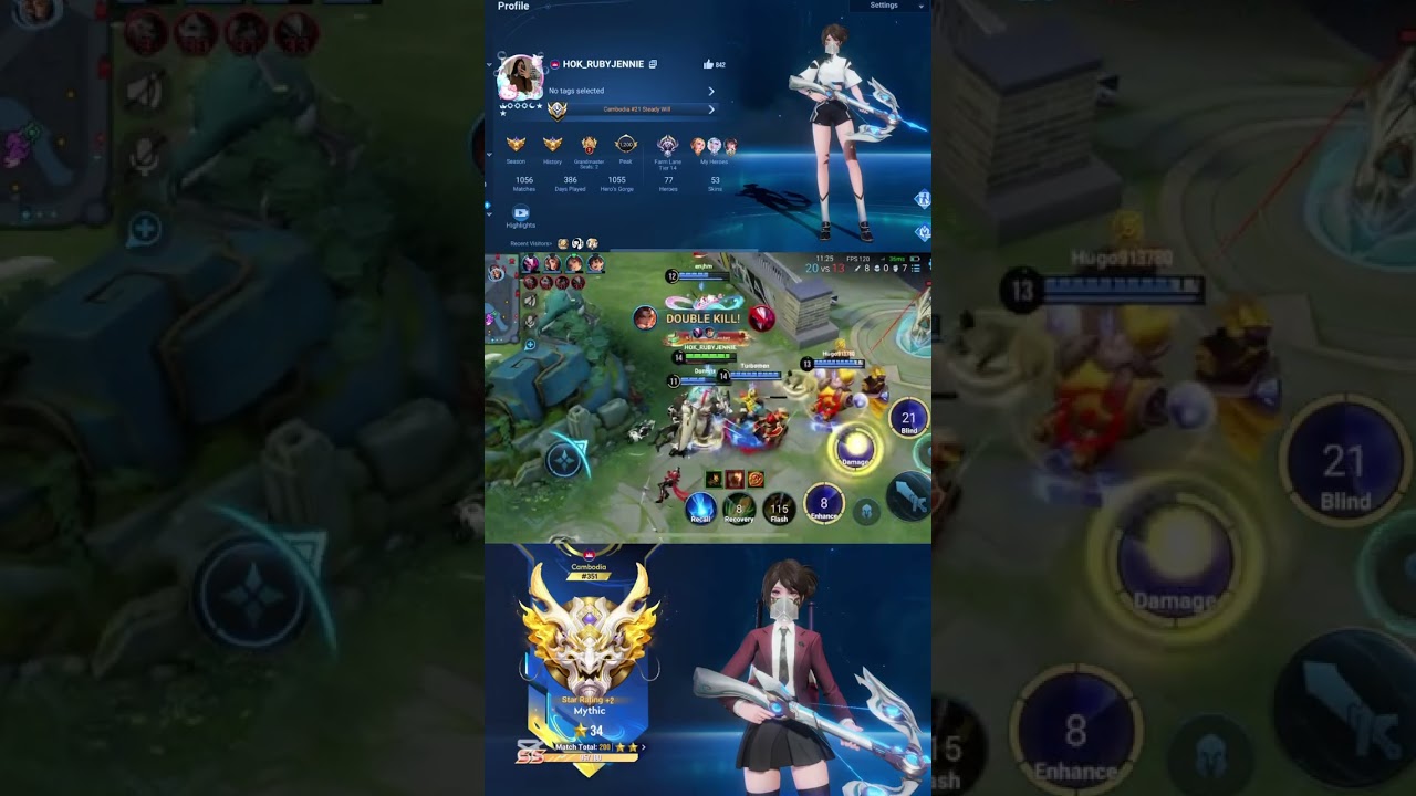 POV SOLO RANK ROAD TO GRANDMASTER 40 STARS HONOR OF KING PRO GAMEPLAY #222 #honorofkings