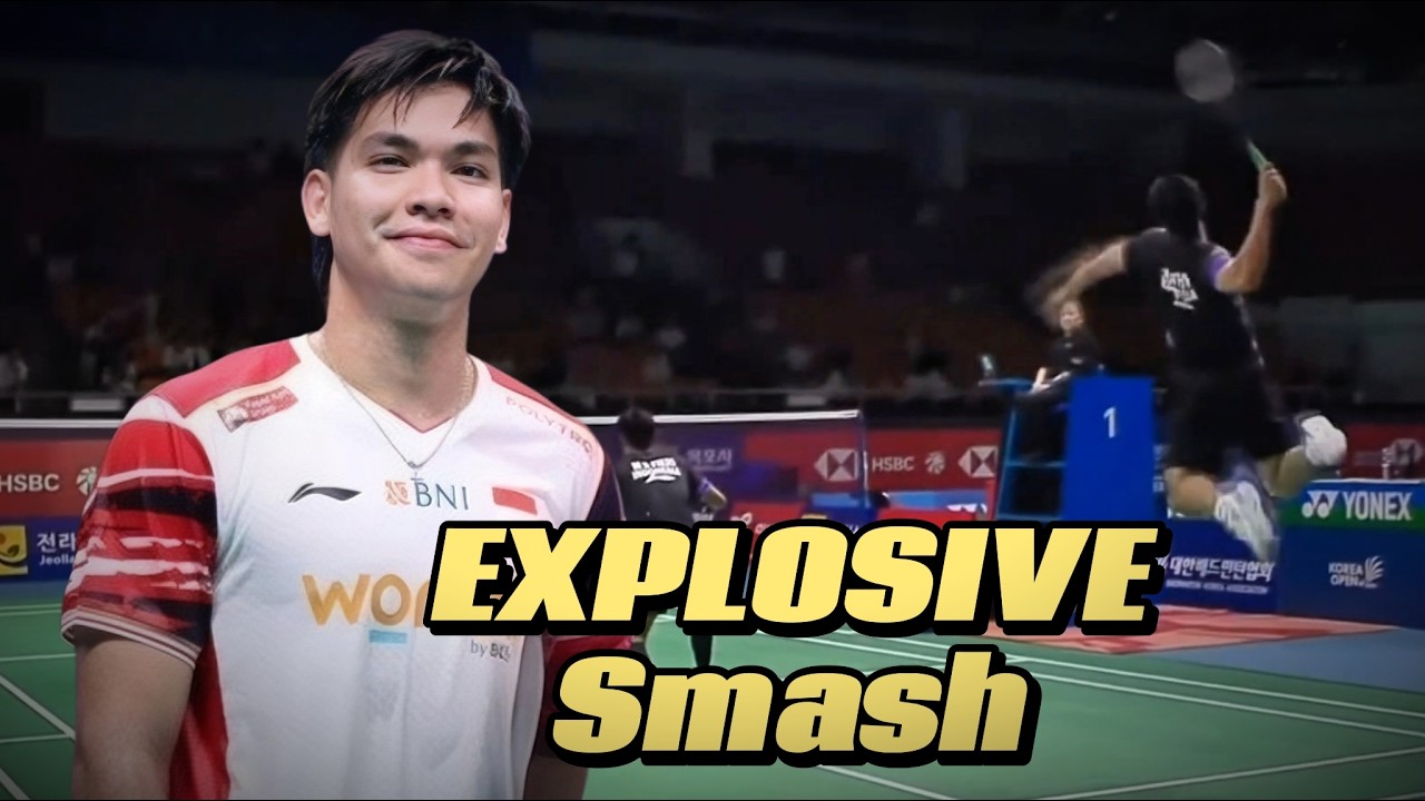 Daniel Marthin The Explosive Smash #badminton