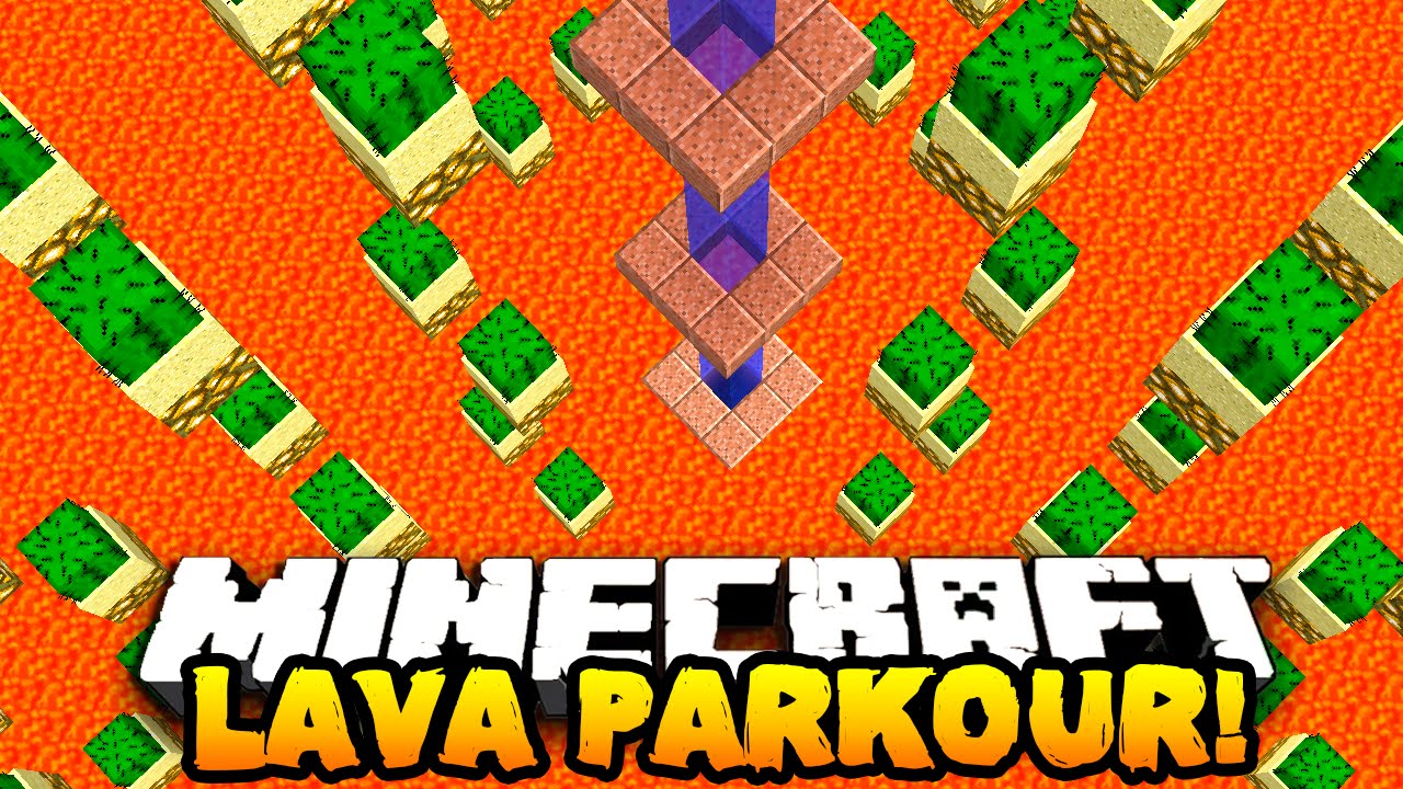 Minecraft LAVA PARKOUR! (Custom Parkour Map!) #2 w/PrestonPlayz, Kenny & PeteZahHutt