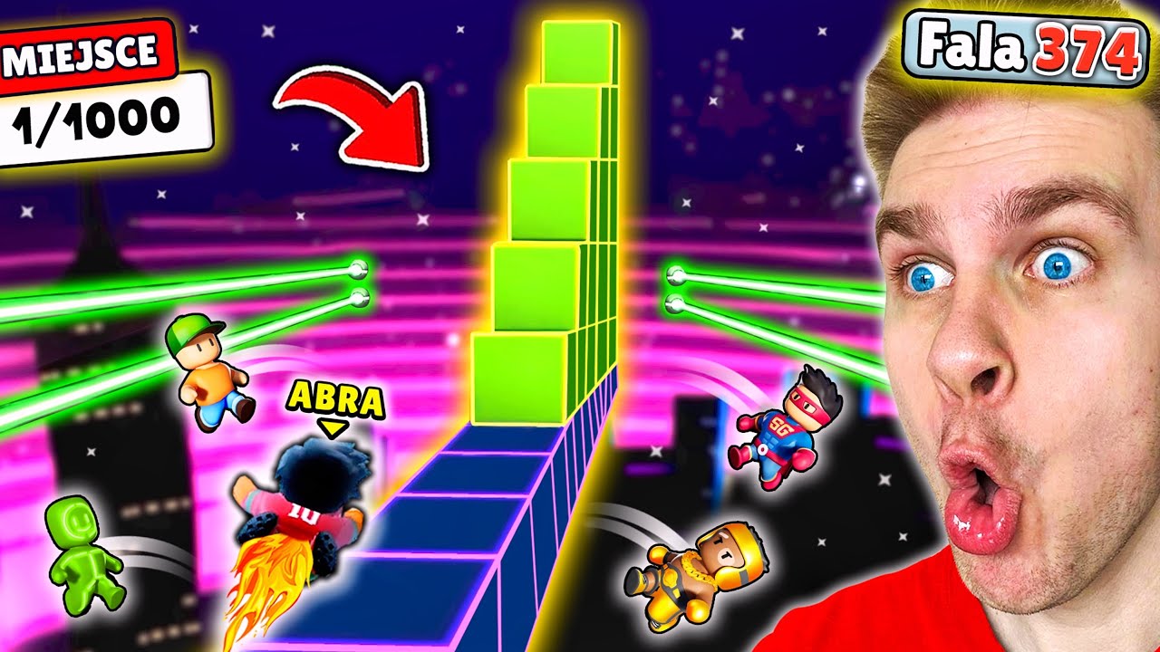 WYGRAŁEM *TESTY* 🏆 do TURNIEJU 🥇 (dla YOUTUBERÓW) ⚠️ z EUROPY 🌍 na NOWEJ MAPIE 🎁 w Stumble Guys!