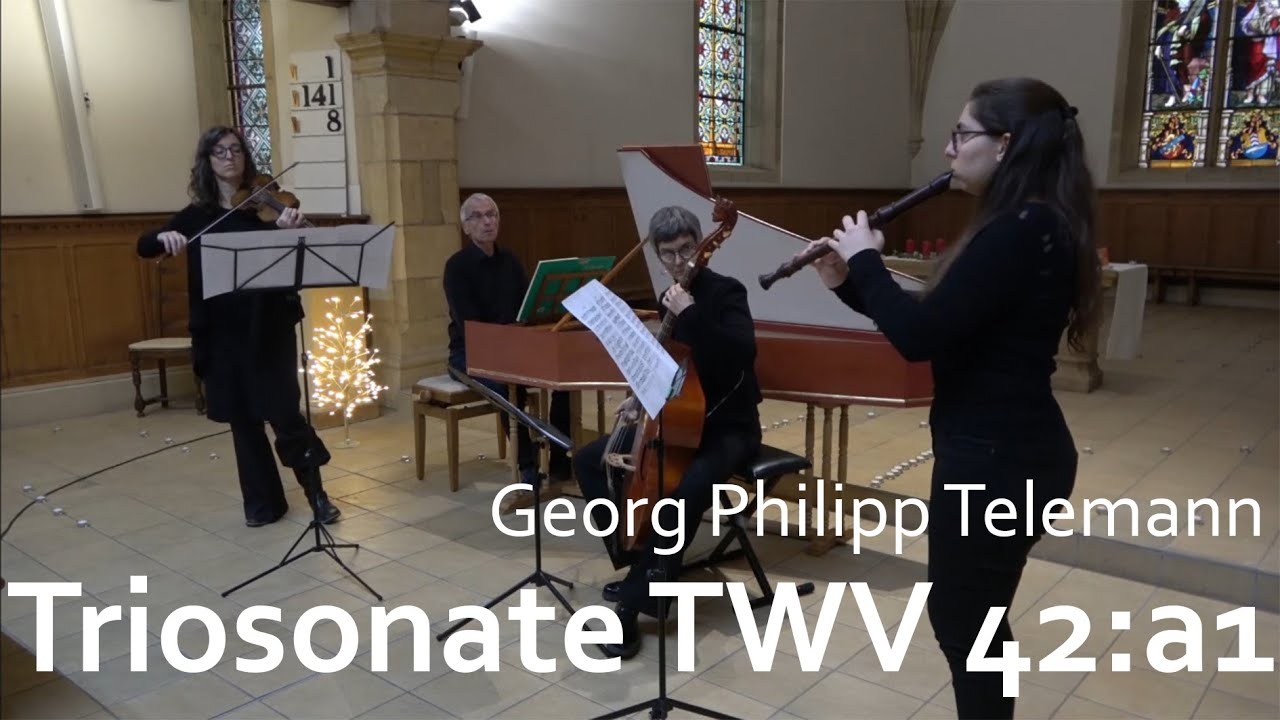 TELEMANN - Triosonate en la mineur - TWV 42:a1