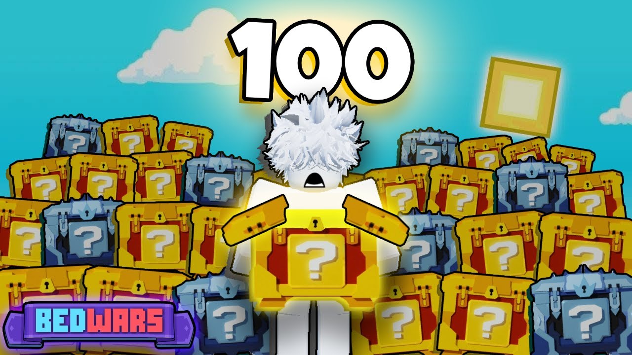 Я ОТКРЫЛ +100 ЛАКИ КЕЙСОВ И ВОТ ЧТО Я ВЫБИЛ.. | ROBLOX BEDWARS | #16