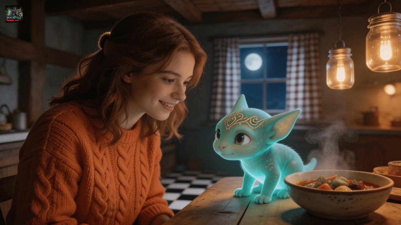 Small Alien Cub & 18-Year-Old Girl Share Vegetarian Bourguignon | SUS HFY