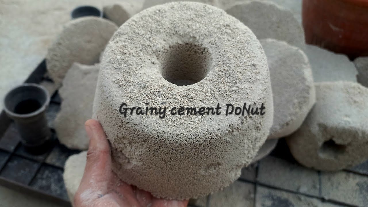 Brand New || Donut shapes Floor crumbling || ClayPot crumbling asmr sounds relaxing asmr
