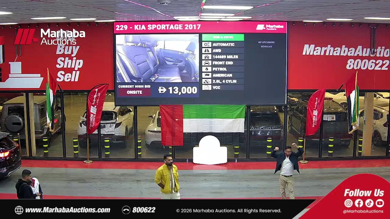Marhaba Auctions - Main Branch - 22 January 2026