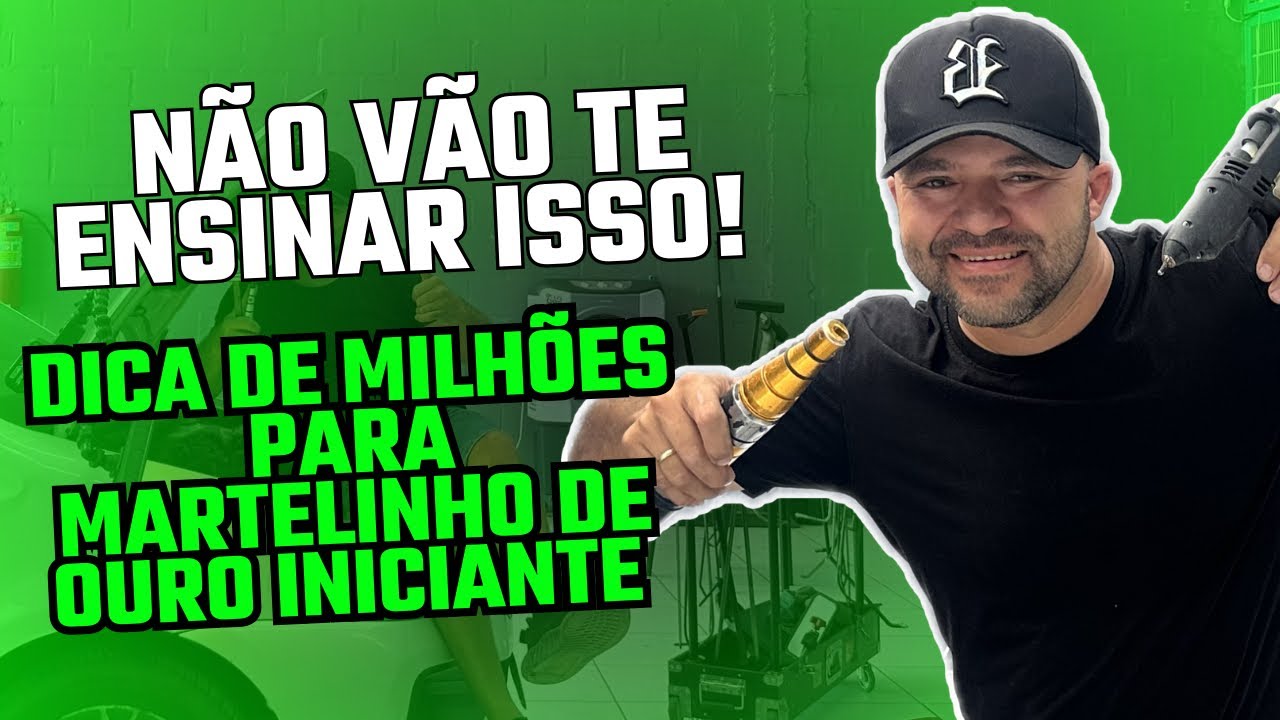 Dica de milhões para você martelinho de ouro iniciante.
