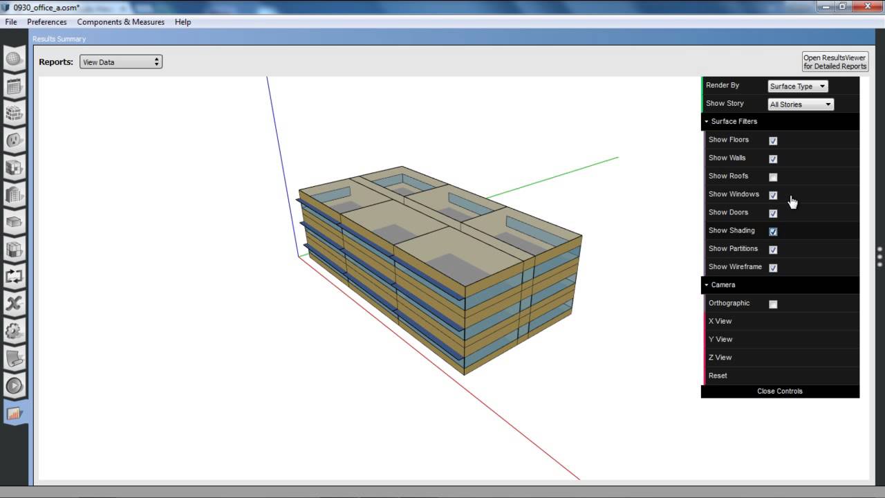 OpenStudio 1.9.0 New Features  (View Data Reporting Measure)