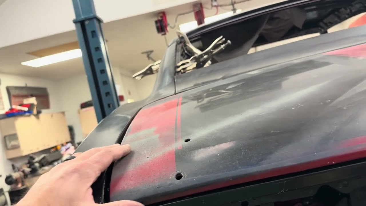 Splitting wheelhouse 68 camaro.