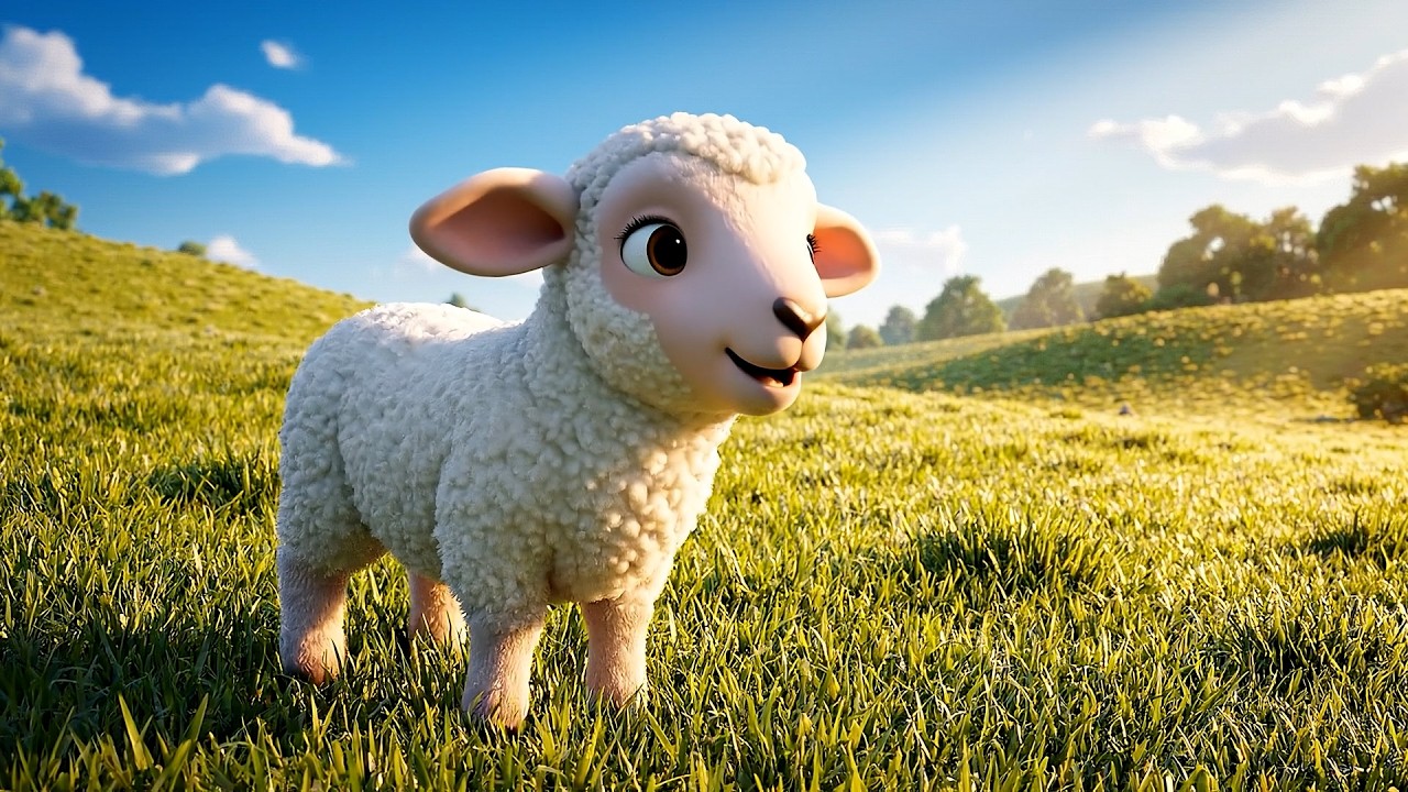 The Little Lamb Who Was Brave 🐑 | Courage & Confidence Song for Kids | Moral Story
