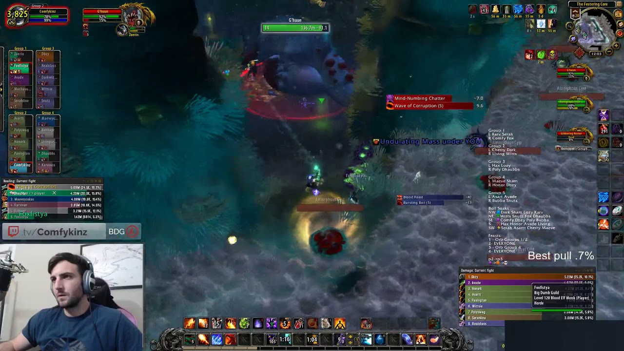 Big Dumb Guild G'huun Mage PoV