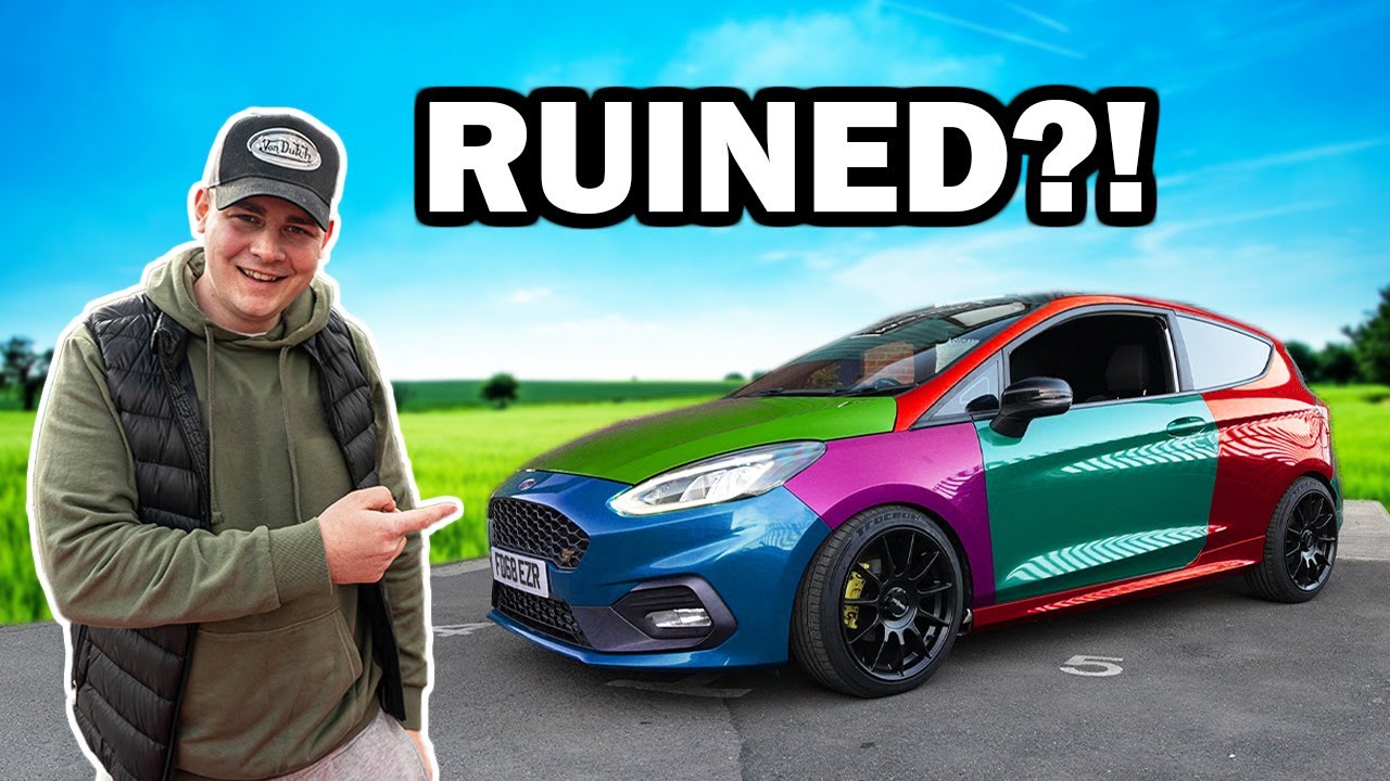 Я оклеил свой MK8 FIESTA ST в цвет BMW