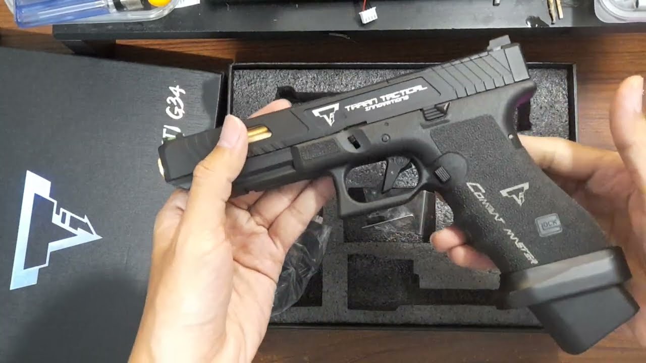 Unboxing EBB G34 TTI KIMBER HG METAL Gel blaster