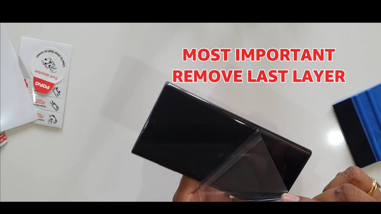 Updated Screen Guard Installation Video www.popio.in