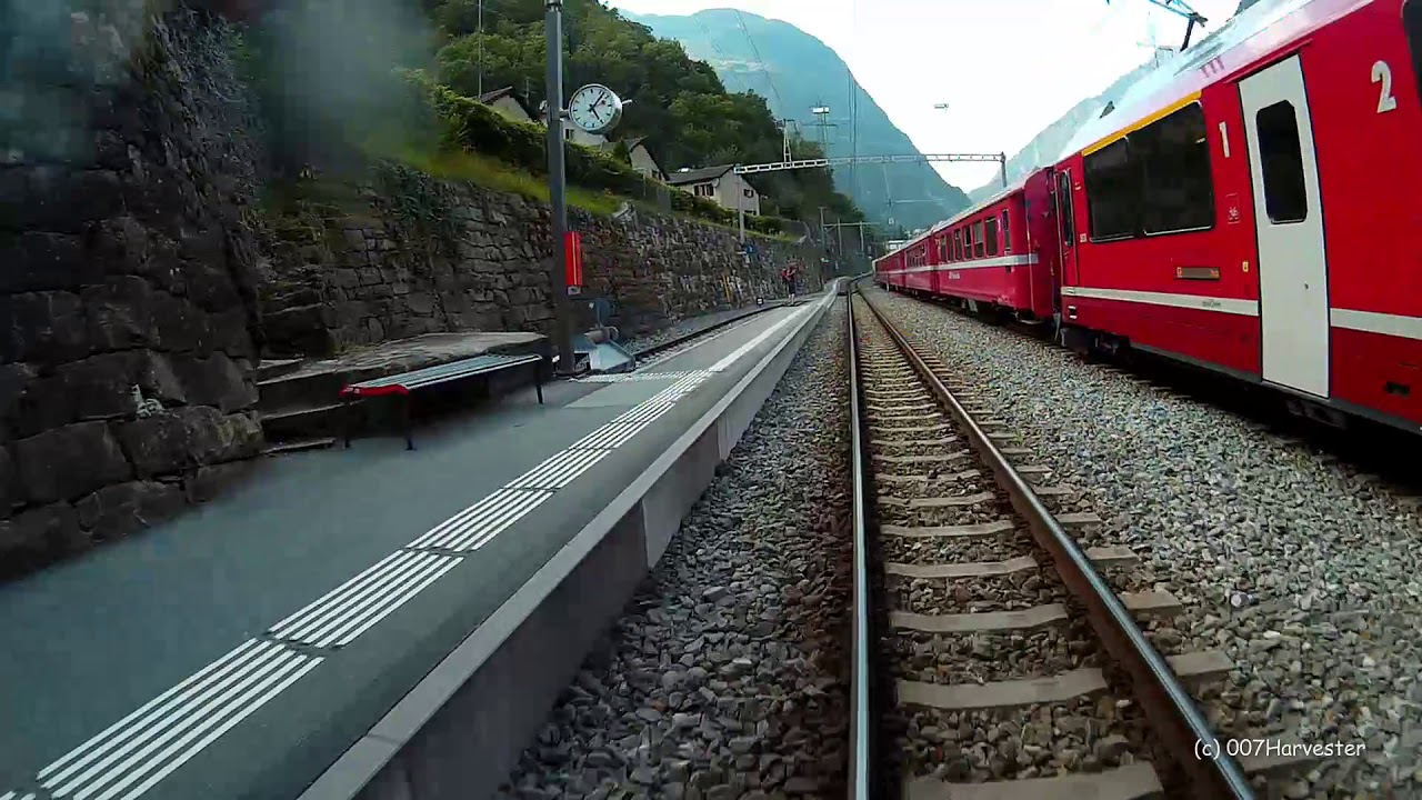 Rhätische Bahn 2018 - Fahrt von Tirano nach Pontresina