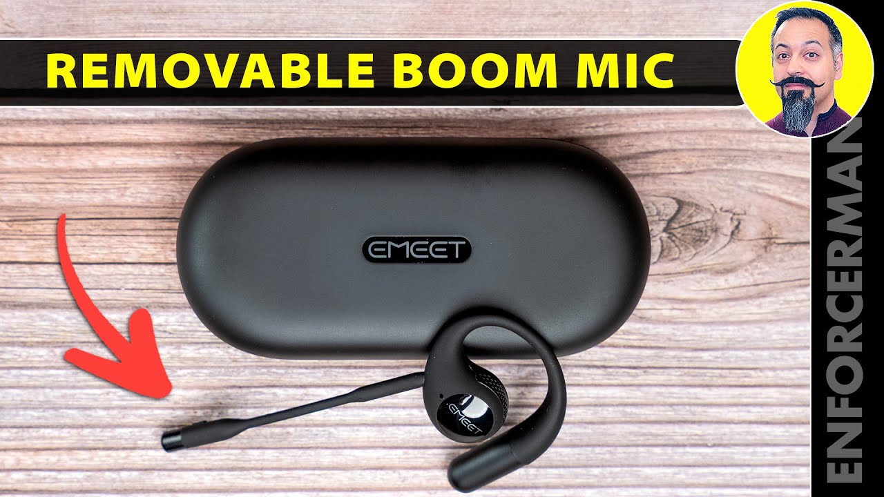 Top-notch Headset Featuring Removable Boom Mic - Emeet Air Flow