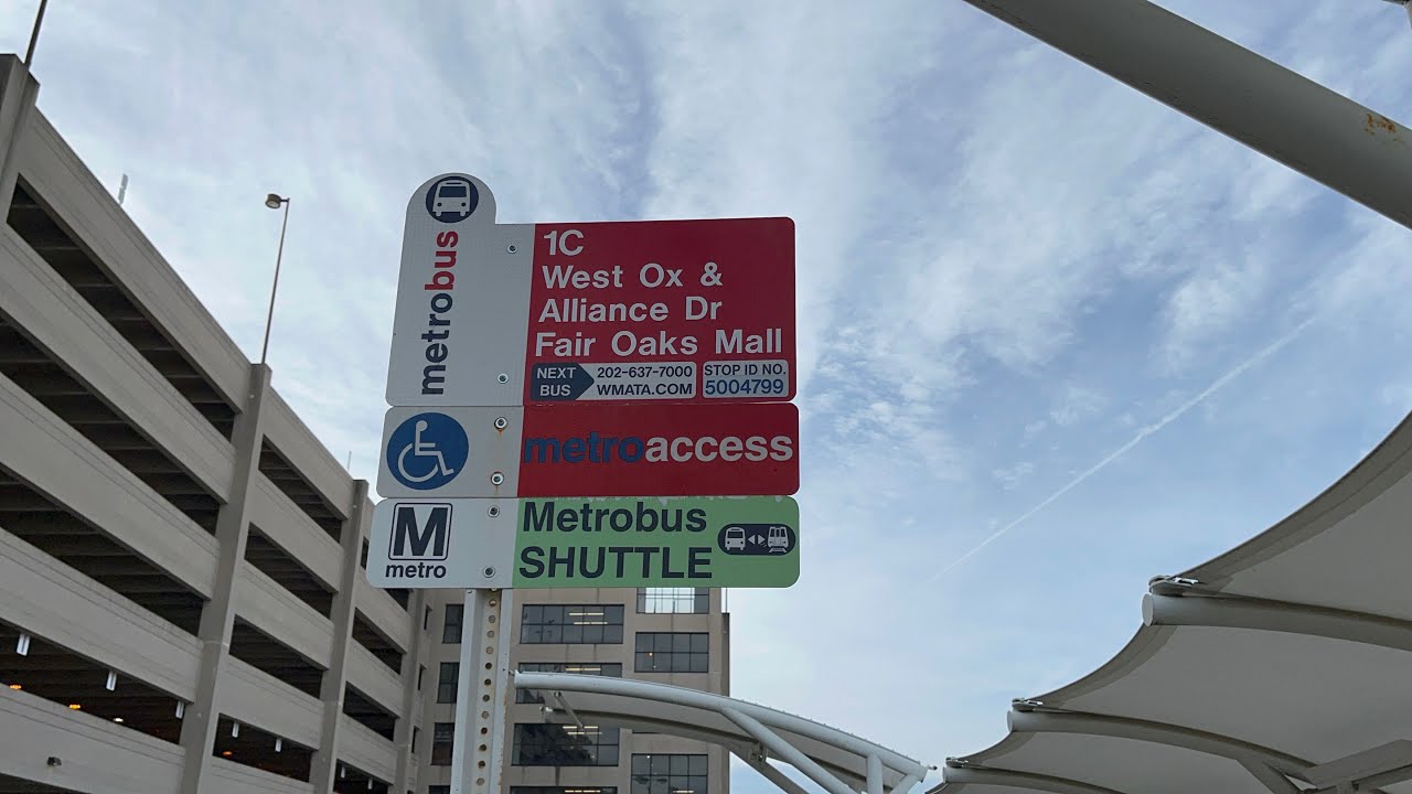 Wmata MetroBus 2000 Series Ride, [1C], Dunn Loring to Fair Oaks Mall