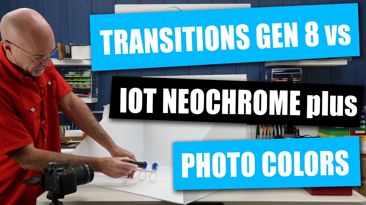 Transitions Gen 8 против IOT Neochrome PLUS Color и Flash Mirror Photochromics