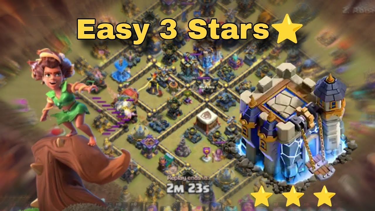 Th18 Root Rider+Blimp super Archer Attack Strategy 2025! Th18 New Attack Strategy! (Clash of Clans)