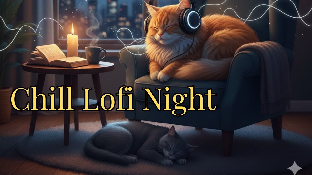 slow night lofi ☁️ cozy beats for anxiety relief, sleep & deep relaxation