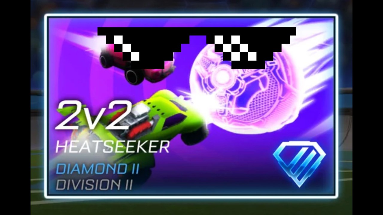 Cooking in Diamond 2 heatseeker#rocketleague