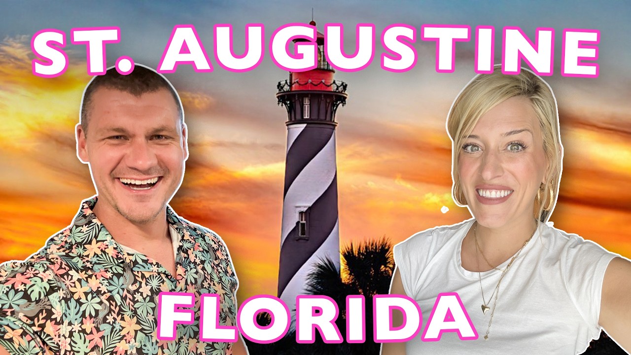 We Sipped The FOUNTAIN OF YOUTH | St. Augustine, Ghost Tour, Lighthouse, Ponce de Leon