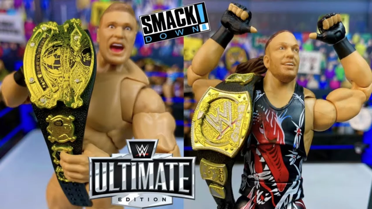 WWE ULTIMATE EDITION RVD and Brock Lesnar Action Figure Review