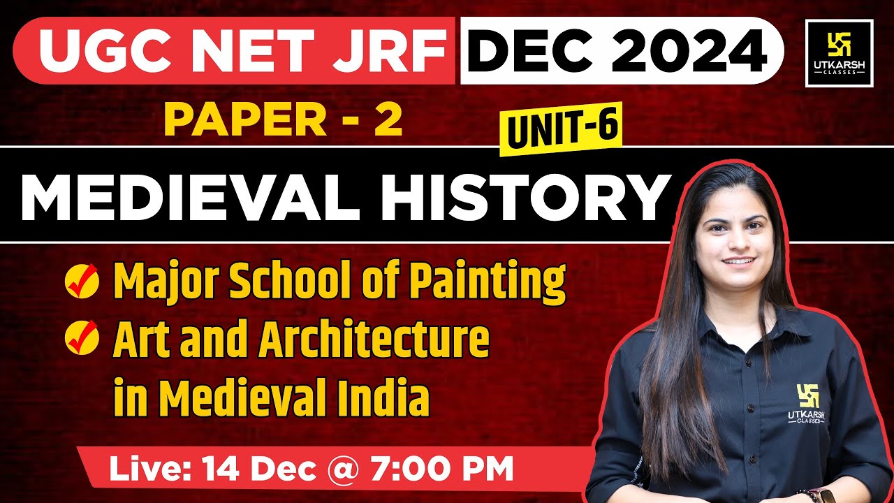 Medieval History | Paper 2 ( Unit 6 ) | Major Schools of Painting  | UGC NET JRF | By Monali Ma'am