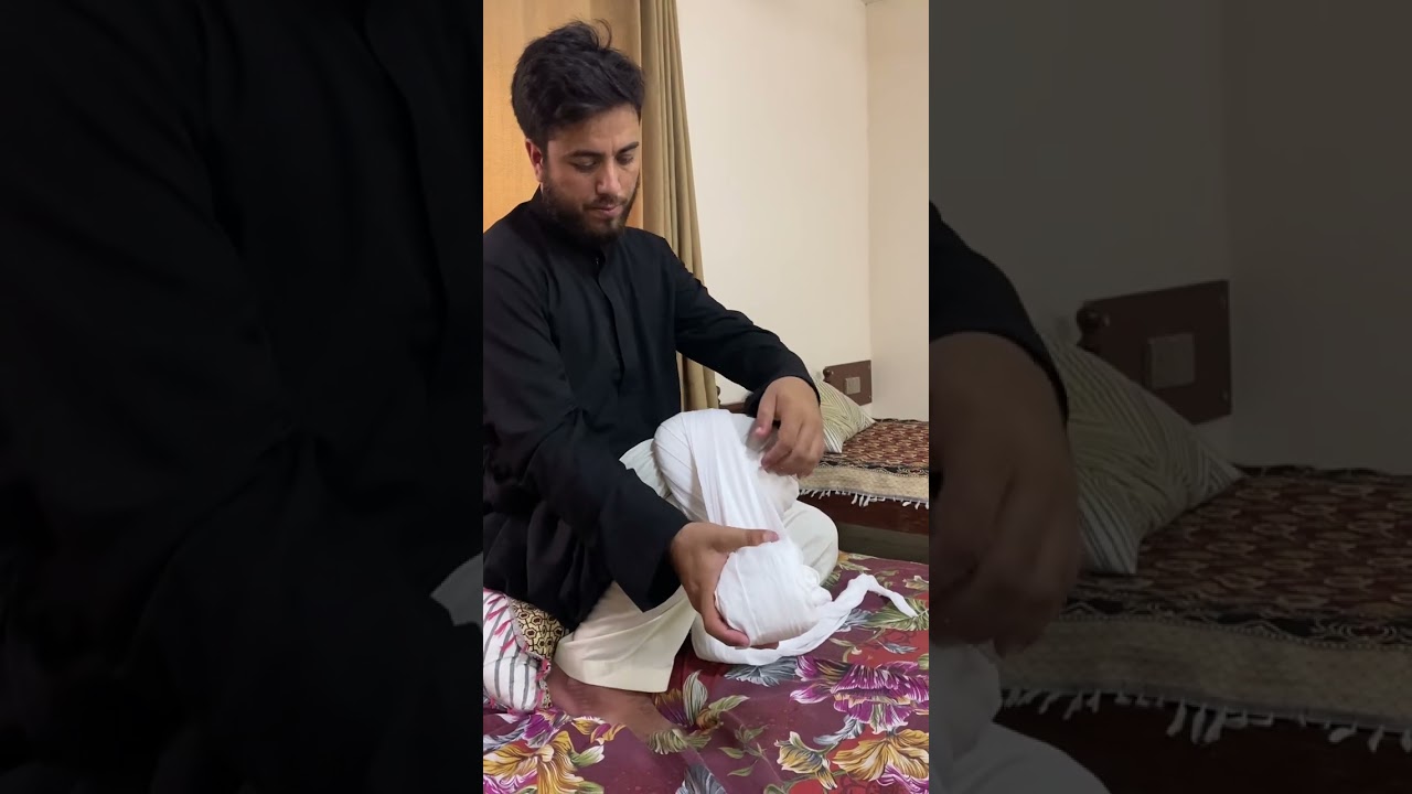 عمامہ بنانے کا مکمل طریقہ پارٹ 2