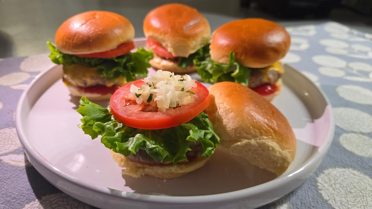Turkey Sliders and Chicken Skewers