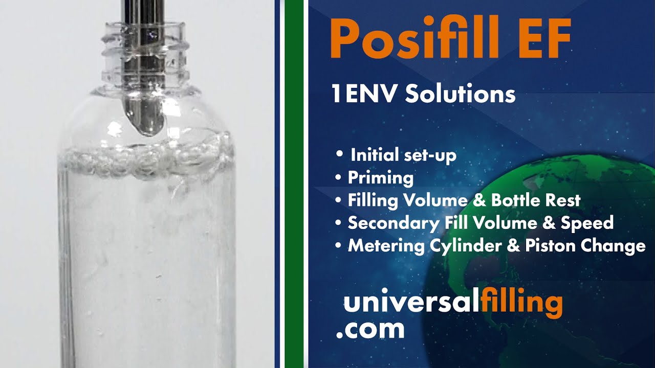 Posifill EF (Ball & Spring Valve, Twin Speed Filling) Demonstration & Instructional