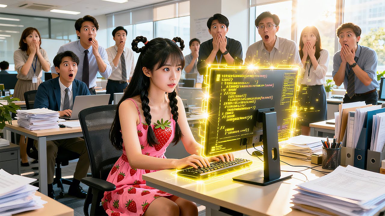 A clumsy girl cracked the world’s top code, leaving everyone completely stunned!