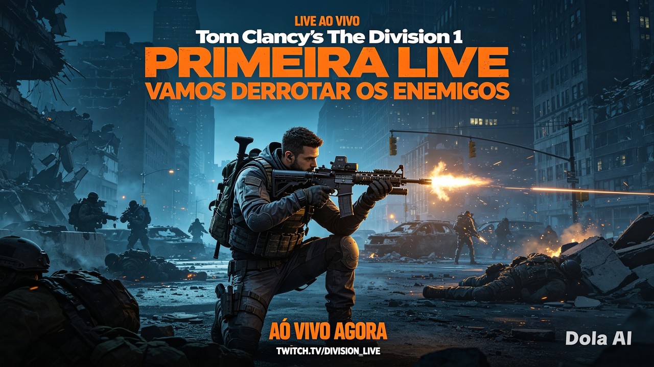 LIVE AO VIVO Tom Clancy's The Division 1 PRIMEIRA LIVE VAMOS DERROTAR OS ENEMIGOS