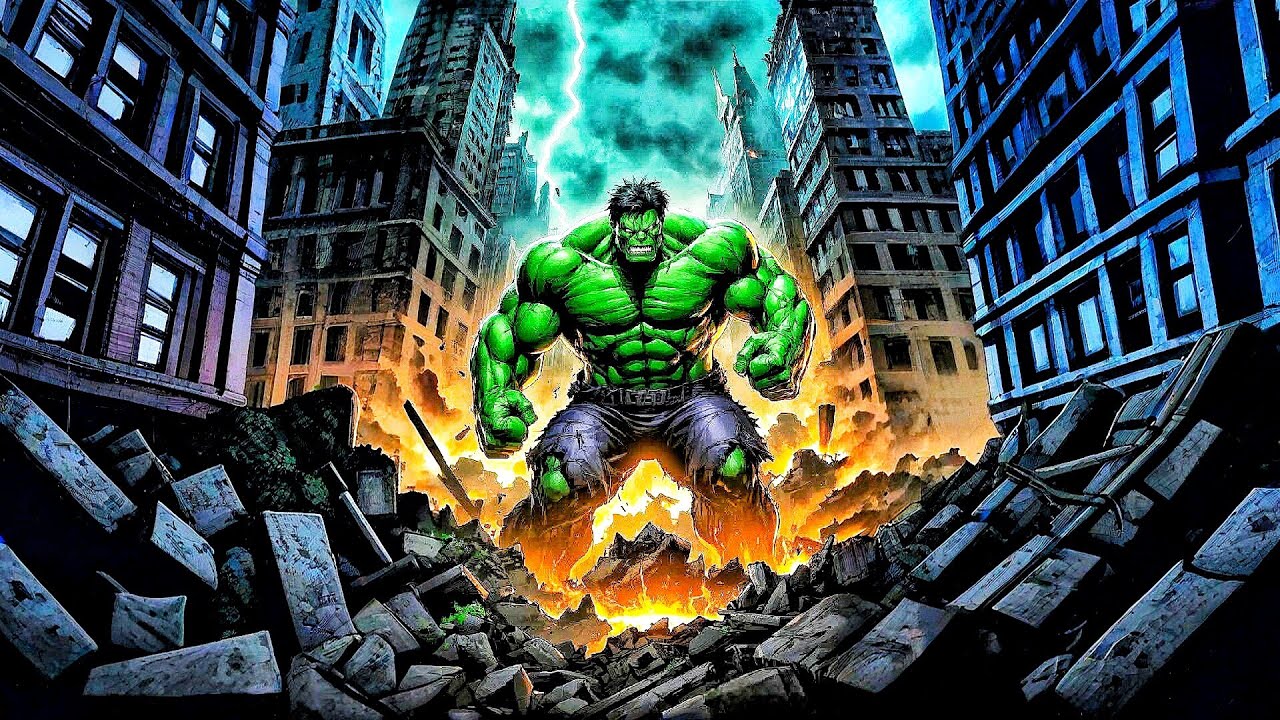 Hulk City Rampage Gameplay 💥 | Hulk Destroys Cars & Enemies | Open World Action Game