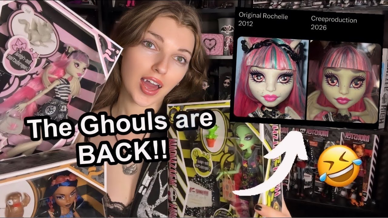 Распаковка всех кукол Monster High 4-й волны от Creeproduction 🎀🦇 + важные новости о Monster High