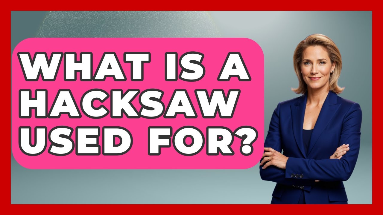 What Is A Hacksaw Used For? - How It Comes Together