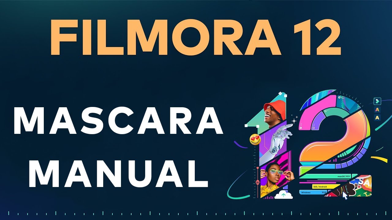 FILMORA 12  -  MASCARA MANUAL  -  NOVIDADE 13