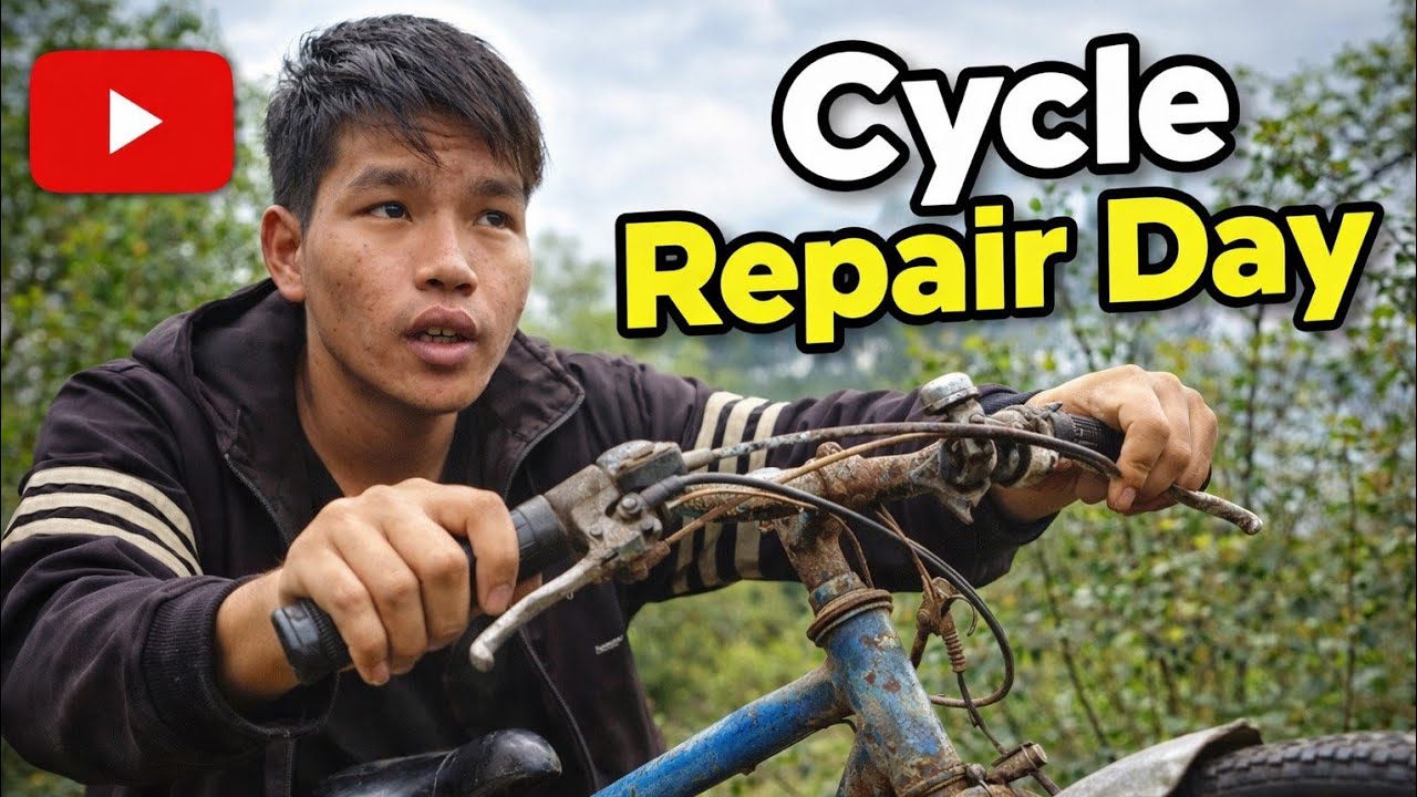 I am going to repairs my bicycle which was staying since many months at home😞@sanzoivlog 