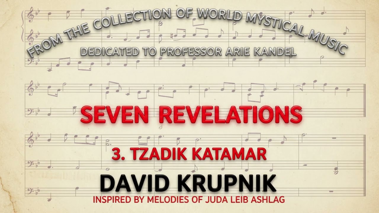David KRUPNIK - "SEVEN REVELATIONS'.  No.3. "Tzadik Katamar"