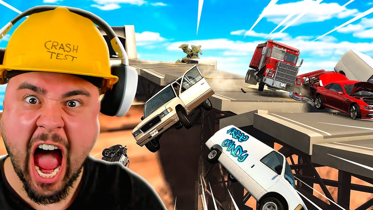 BRÜCKENSPRUNG TURNIER!! (XXL) | BeamNG Drive 23.0