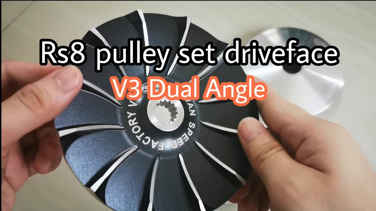 RS8 Pulley DriveFace v3 Dual Angle | Product Look Around