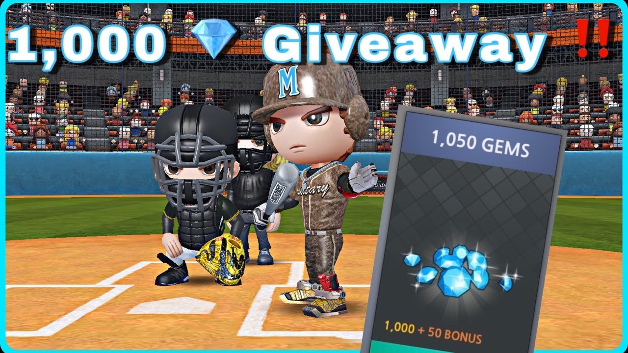 🔴LIVE🔴 Baseball 9 1,000 Gem Giveaway 💎 Ends Tomorrow