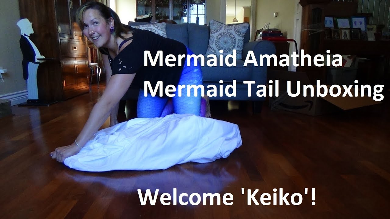 Unboxing my Mermaid Amatheia mermaid tail Keiko!