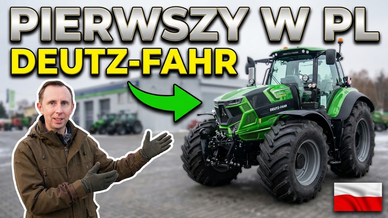 Niespotykany kolor ciągnika 👉 Java Green 👉 Deutz Fahr 7250 TTV Warrior