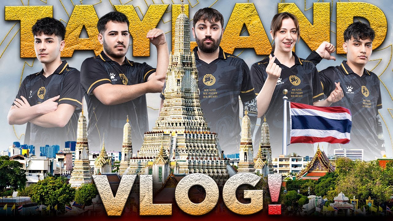 TAKIM İLE TAYLAND VLOG!! PMGC ARENASI TURU!! | VLOG