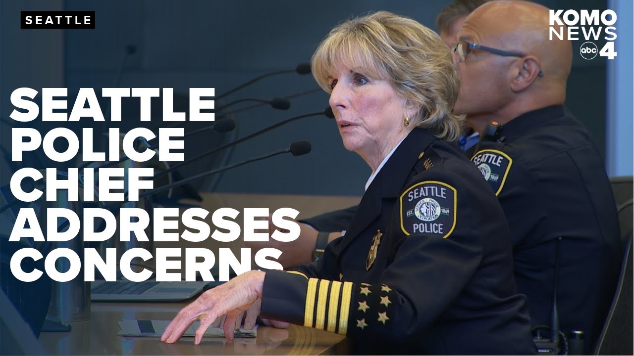 Seattle police chief addresses staffing issues, jail restrictions, and 'astounding' gun violence