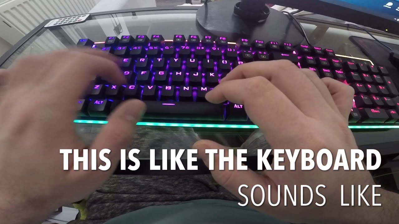 Redragon Ratri K595 RGB - Lighting Effects & Typing Sound